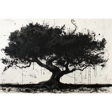 Black Tree Canvas